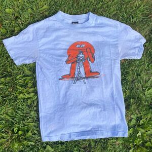 The-quiet-life Men's White and Blue T-shirt